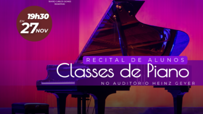Escola de Música Apresenta Recital da Classe de Piano
