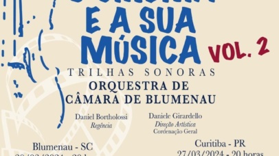 Orquestra de Câmara de Blumenau apresenta: “O cinema e a sua música”