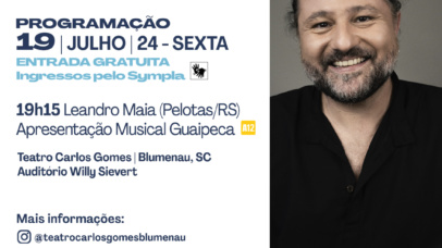 Cultura para Todos – Leandro Maia – Apresentação musical GUAIPECA
